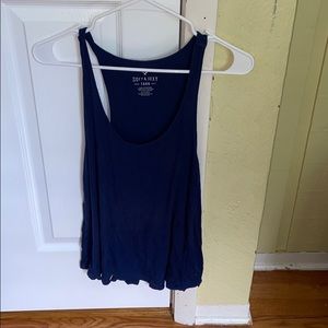 navy blue tank top